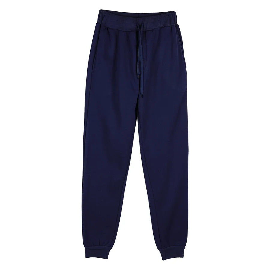 Men's Athletic Trainning Joggers Casual Loose Fit Sweatpants Spring Fall Fleece Lined Pants Elastic Waist Drawstring Trousers