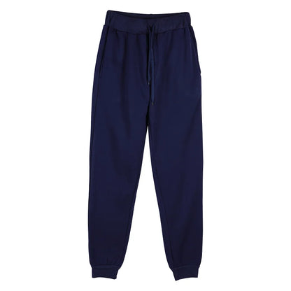 Men's Athletic Trainning Joggers Casual Loose Fit Sweatpants Spring Fall Fleece Lined Pants Elastic Waist Drawstring Trousers