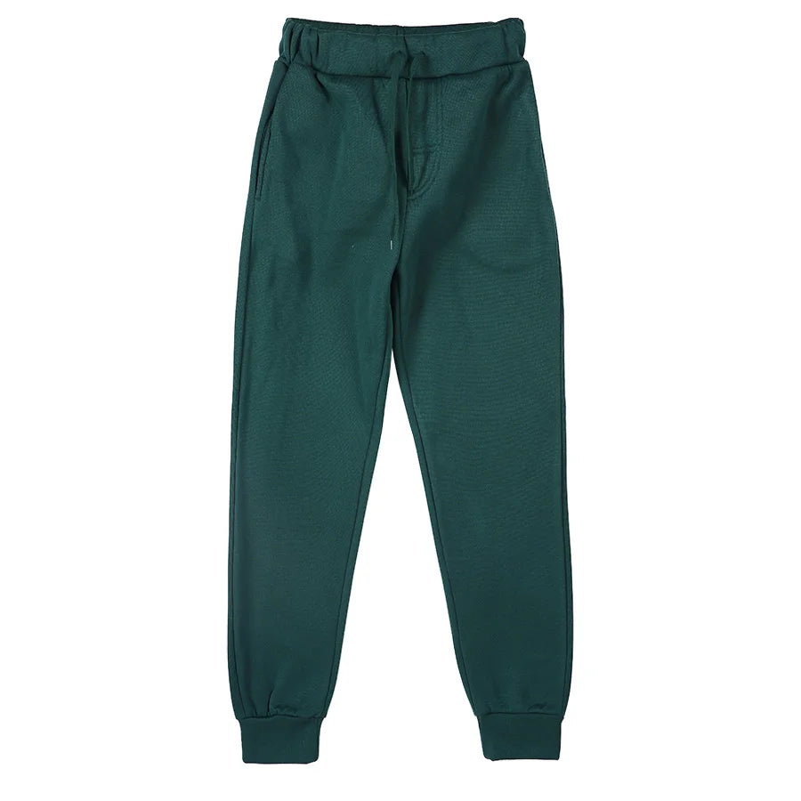 Men's Athletic Trainning Joggers Casual Loose Fit Sweatpants Spring Fall Fleece Lined Pants Elastic Waist Drawstring Trousers
