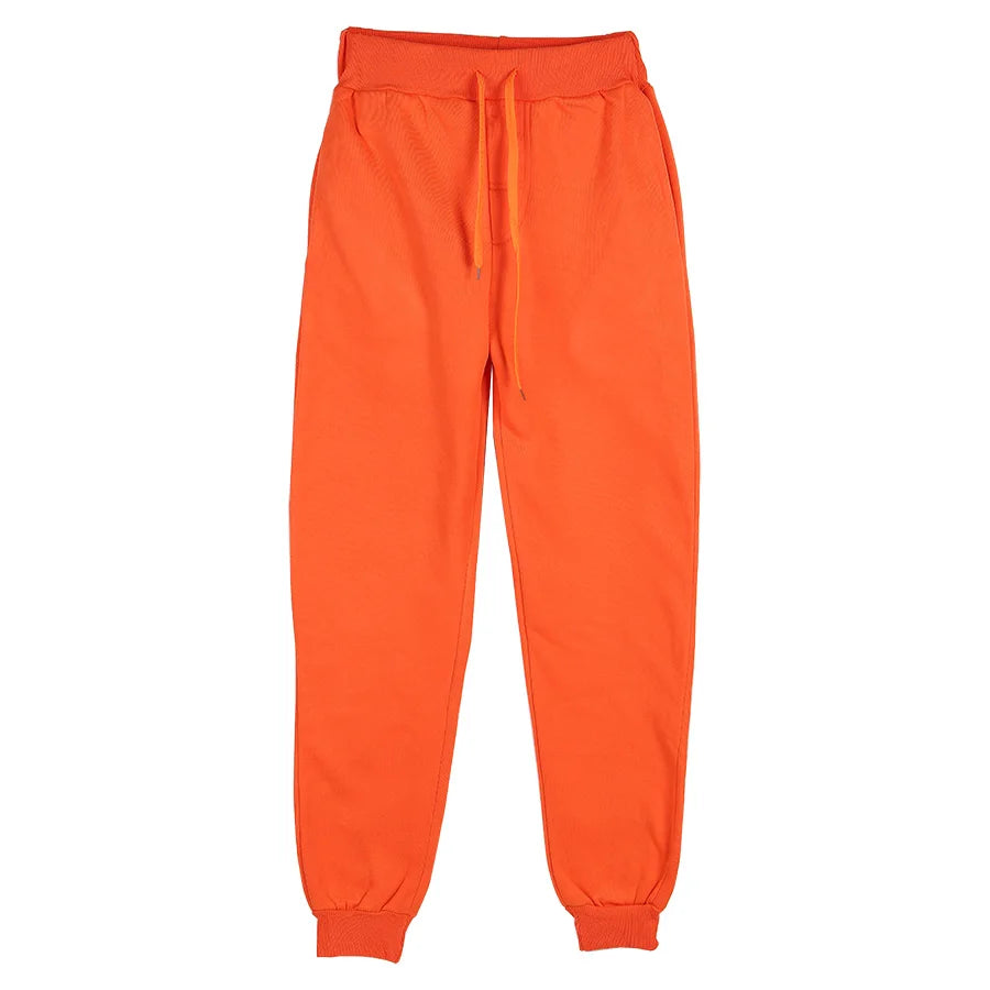 Men's Athletic Trainning Joggers Casual Loose Fit Sweatpants Spring Fall Fleece Lined Pants Elastic Waist Drawstring Trousers