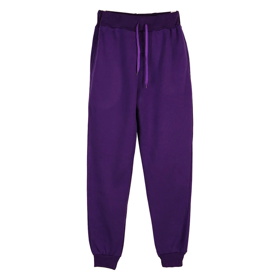 Men's Athletic Trainning Joggers Casual Loose Fit Sweatpants Spring Fall Fleece Lined Pants Elastic Waist Drawstring Trousers