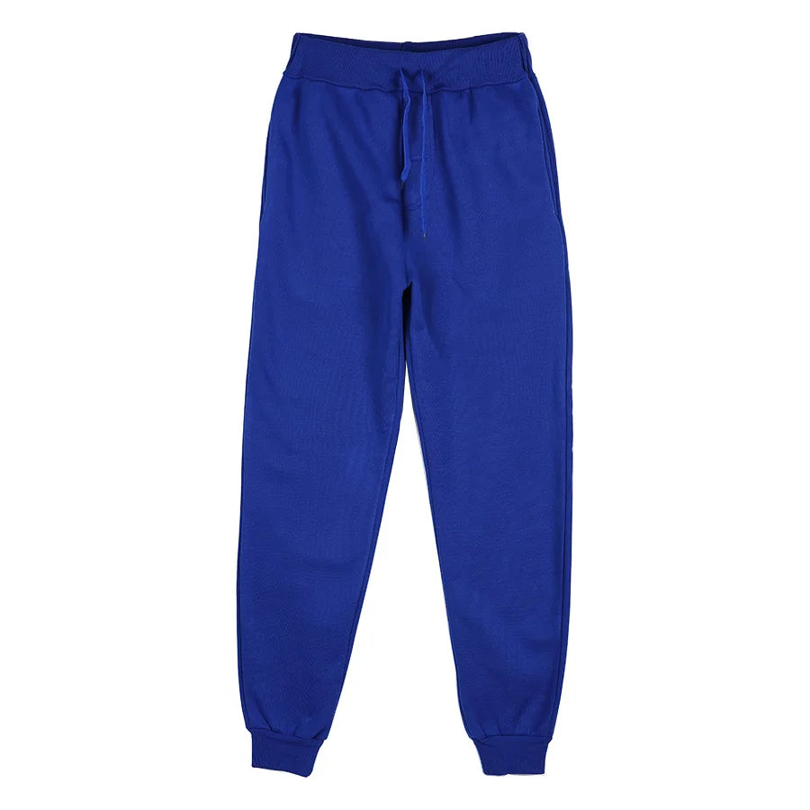 Men's Athletic Trainning Joggers Casual Loose Fit Sweatpants Spring Fall Fleece Lined Pants Elastic Waist Drawstring Trousers