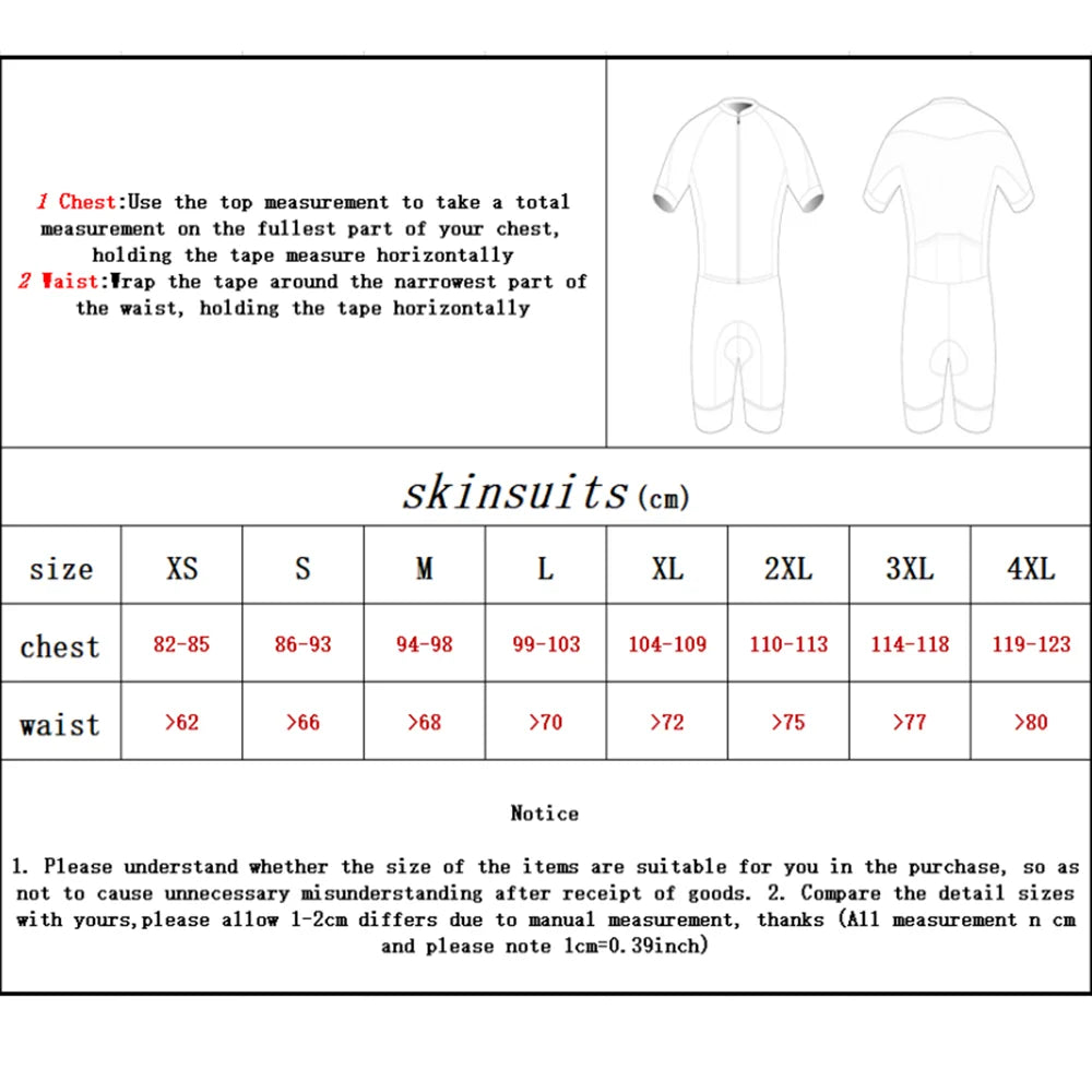 Righttrack Sport Men's Cycling Skinsuit Performance Long Sleeve Quick Dry Uv Protection Speedsuit Trisuit Road Bike Mtb Clothing