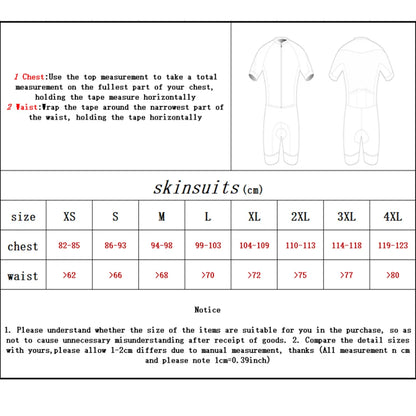 Righttrack Sport Men's Cycling Skinsuit Performance Long Sleeve Quick Dry Uv Protection Speedsuit Trisuit Road Bike Mtb Clothing